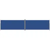 vidaXL Windscherm uittrekbaar 220x1000 cm blauw