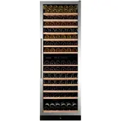 Dunavox DX-166.428DBK wijnkoelkast inbouwkoelkast, nis hoogte 178 cm, zuinig energieklasse G