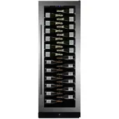 Dunavox DX-143.468B vrijstaande wijnkoelkast zwart zuinig energieklasse G