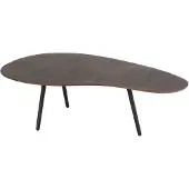 J-Line Salontafel Drop Aluminium/IJzer Bruin Groot