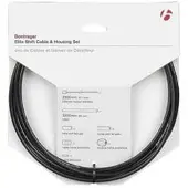 Bontrager Road Elite 4mm Kabel en Shroud Kit Zwart