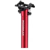 Woodman Zadelpen GT2 Aluminium - Rood || Maat: 27.2 x 450