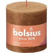 Bolsius Stompkaars Rustiek Shine Bruin 62 Uur D 10 H 10 Cm