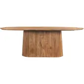 LivingFurn eetkamertafel salvator 230cm mangohout