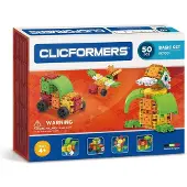 Merkloos Clicformers Basic Set: Bouwstenen, 50 elementen, geschikt voor kinderen
