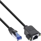 Goobay Cat 6A verlengkabel, S/FTP - RJ45 male naar RJ45 female