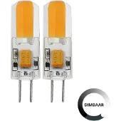 Eglo LED Lamp set 2 stuks - G4 - Ø 1 cm - Dimbaar - 1,8W - 2700K