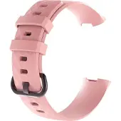 Shop4 - Fitbit Charge 3 Bandje - Siliconen Roze