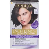 L'Oréal 1+1 Gratis: Excellence Cool Crème Permanente Crèmekleuring 5.11 - Ultra As Lichtbruin