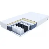 FDM BOLONIA Matras 80x200 cm - Hoogte 19 cm H3 - Pocketvering Matrassen - Dubbelzijdig - 7 zones - Antiallergisch