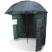 NGT Brolly Camo Brolly With Sides 45'' 2,2m