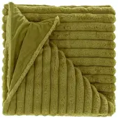 Unique living plaid peppe 150x200cm moss green