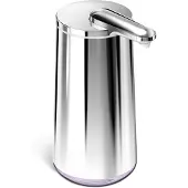 Simplehuman Badkamer accessoires - Zeepschuimdispenser touchless, 295 ml, glanzend roestvrij staal ST1063