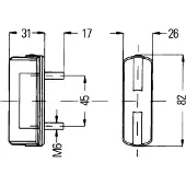 Hella Kentekenplaatverlichting 2KA 997 011-001
