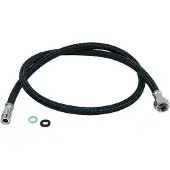 Sibel Black Tube for Backwash Mixer Tap 120cm