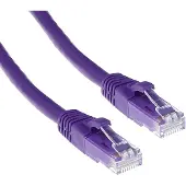 ACT IS1703 U/UTP CAT6 Patchkabel Snagless Paars - 3 meter
