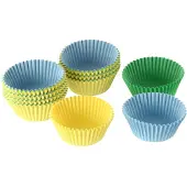 Dr. Oetker Baking Cups - Geel, Groen, Blauw - pk/150 - Cupcake Vormpjes