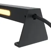 Maytoni Edge LED landschapsverlichting, 15W, zwart, IP65, warm wit
