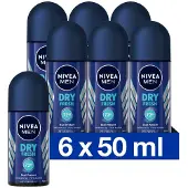Nivea 6x Deodorant Roller Dry Fresh 50 Ml