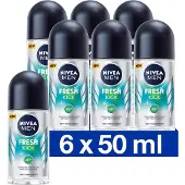 Nivea MEN Fresh Kick Anti-Transpirant Spray - 48u bescherming - Met cactuswater - Alcoholvrij - 6 x 150 ml