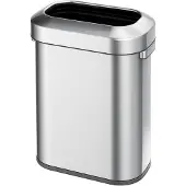 EKO Afvalbak EKO Urban rechthoek 60L Mat RVS