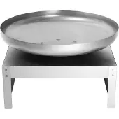 RedFire – Kotka – Grijs - Staal – Vuurschaal – Fire Pit – Stevig staal – Diameter 80cm - Industrieel – Terrasverwarming – Sfeerhaard – Handvaten