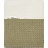Koeka Deken Wieg Wafel Cotton Fleece Moss