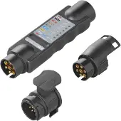 Proplus Stekkertester - 7 en 13 polig - Test knipperlichten, achterlichten, remlichten en mistlampen - 12V