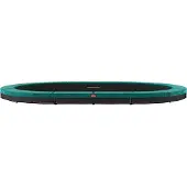 Berg SPORTS Grand Favorit InGround 520 Trampoline - AirFlow Springdoek - Groen