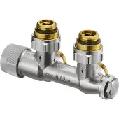Oventrop multiblock tq onderaansluitblok 1/2"bu haaks