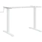 vidaXL Frame voor zit-sta bureaus, wit, (94-135)x60x(70-114)cm