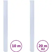 vidaXL Raamfolies 3 st statisch mat PVC transparantgrijs