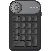 HUION numeriek toetsenbord voor grafische tablets, mini K20. Draadloos numeriek toetsenbord met functietoetsen en 18 toetscombinaties, geschikt voor grafische tablets met scherm