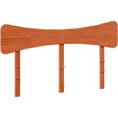 vidaXL Hoofdbord 160 cm massief grenenhout wasbruin