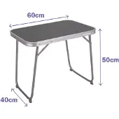 Sublime Market Connect 10016 D16 60x40x50 Cm Folding Camping Table Assorted Zilver 60x40x50 cm
