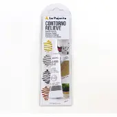 La Pajarita reliëf outliner zilver 20ml creatieve verf.