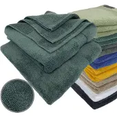 ISleep Terry Badlaken - 2 Stuks - 70x140 cm - Donker Groen