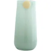 Present Time Vaas Bolita Large - Groen - Ø16cm - Glas - Scandinavisch - Bloemenvaas - Woondecoratie - Decoratieve vaas voor woonkamer of slaapkamer