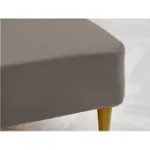 Södahl organic Calm Hoeslaken 180 x 200 x 30 cm Taupe