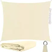 Gardlov Beige Zonneschermzeil 3x4m - Perfecte Schaduw en UV-bescherming