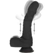 Naked Addiction Rotating & Thrusting Vibrating Zwart