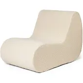 Ferm Living Loungestoel Rouli Center Module Pure Bouclé Off-White