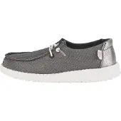 HeyDude - Kid's Wendy Metallic Sparkle - Sneakers 32, grijs