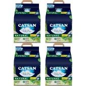 Catsan kattenbakvulling Natural 4 zakken van 8 liter