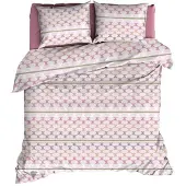 Romanette Dekbedovertrek Kapla Rose Katoen-260 x 200 / 220 cm | Extra Breed