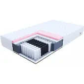 FDM VIGO MAX Matras 90x200 cm - Hoogte 28 cm H3 en H4 - Pocketvering Matrassen - Dubbelzijdig - 7 zones - Antiallergisch