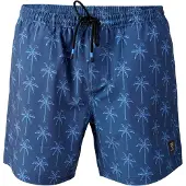 Brunotti Zwembroek Men Darmin Palmtree Blue-S