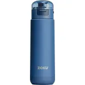 Zoku Thermosbeker, 0.5 L, RVS/Polypropyleen, BPA vrij, Blauw -