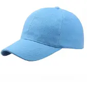 LGT JWLS Effen Baseball Cap van 100% Katoen - Licht Blauw