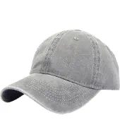 LGT JWLS Effen Baseball Cap met Faded Look - Grijs
